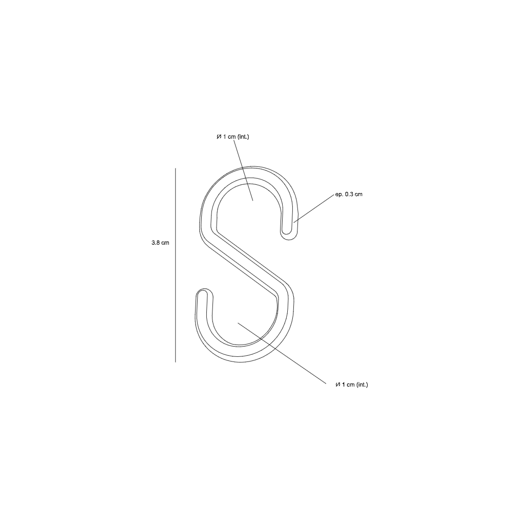 crochet-blanc-en-plastique-en-forme-de-s-dimensions