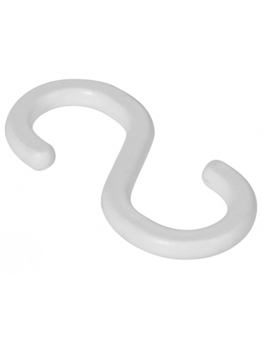 PLASTIC S-SHAPED HOOK