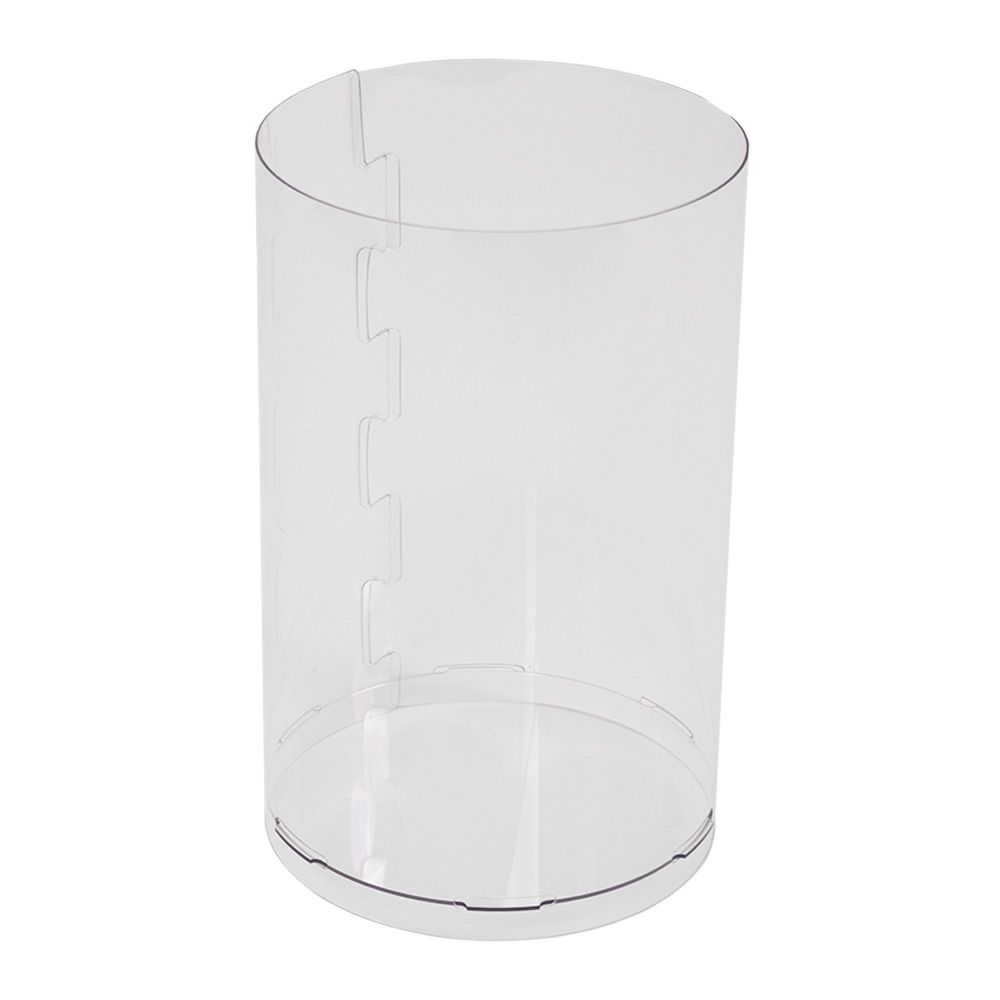 Bac soldeur rond à fouille en plexiglas transparent - Ø19 x H.30 cm