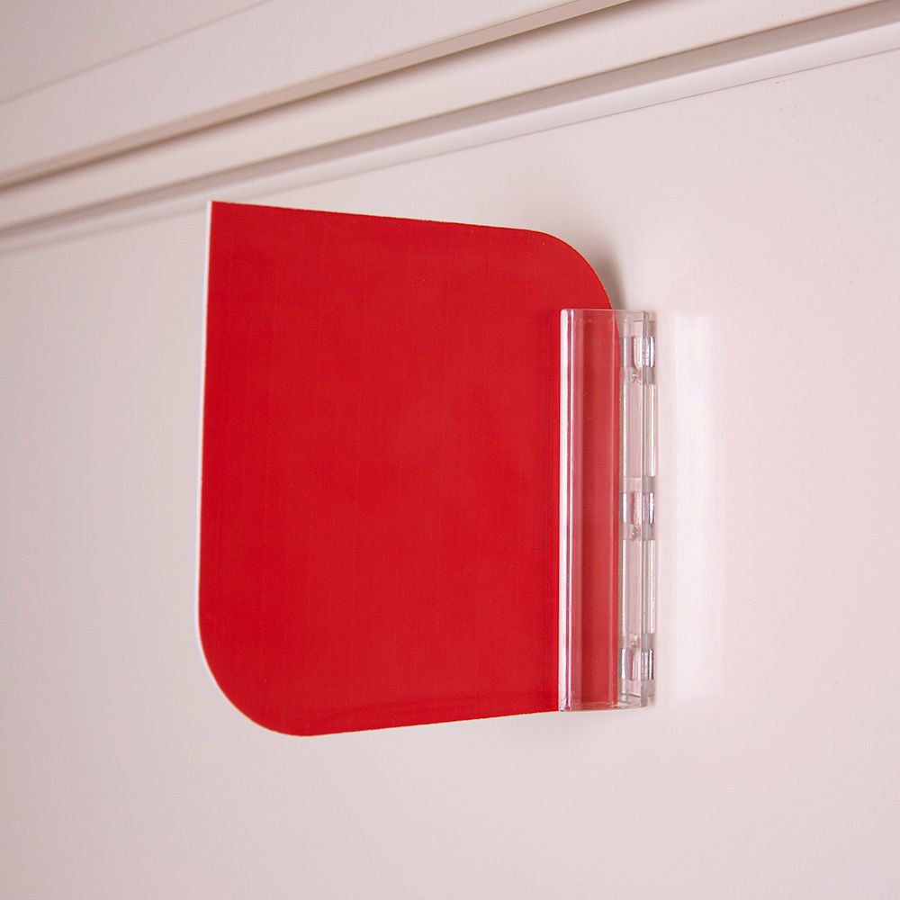 Magnetic visual holder - L10 cm Max thickness 4mm