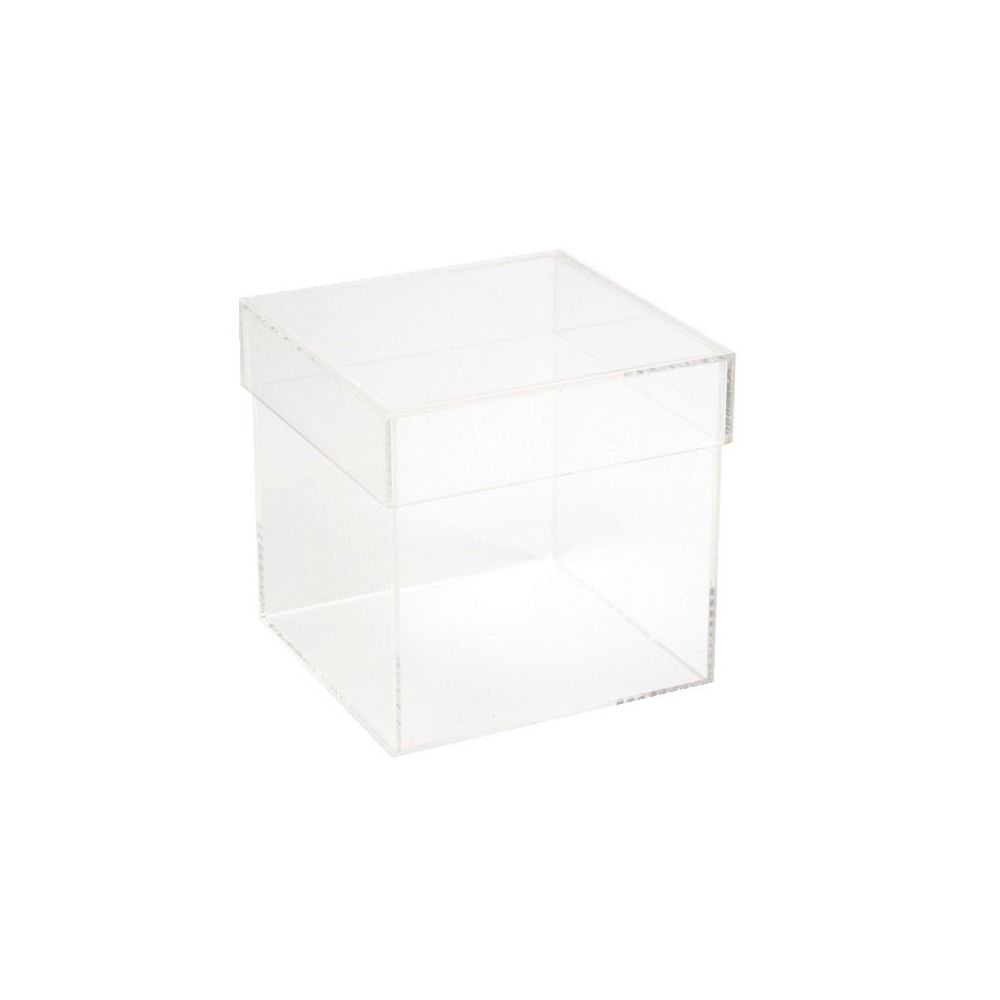 Boîte plexi transparente - H40 x L60 x l40 cm : : Cuisine
