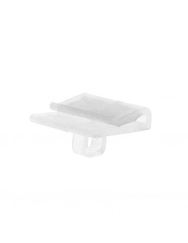 Plastic ceiling panel hook clip